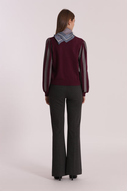 PANTALONE FLARE IN PUNTO MILANO