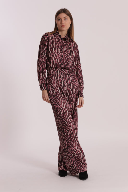 PANTALONE PALAZZO FANTASIA ANIMALIER