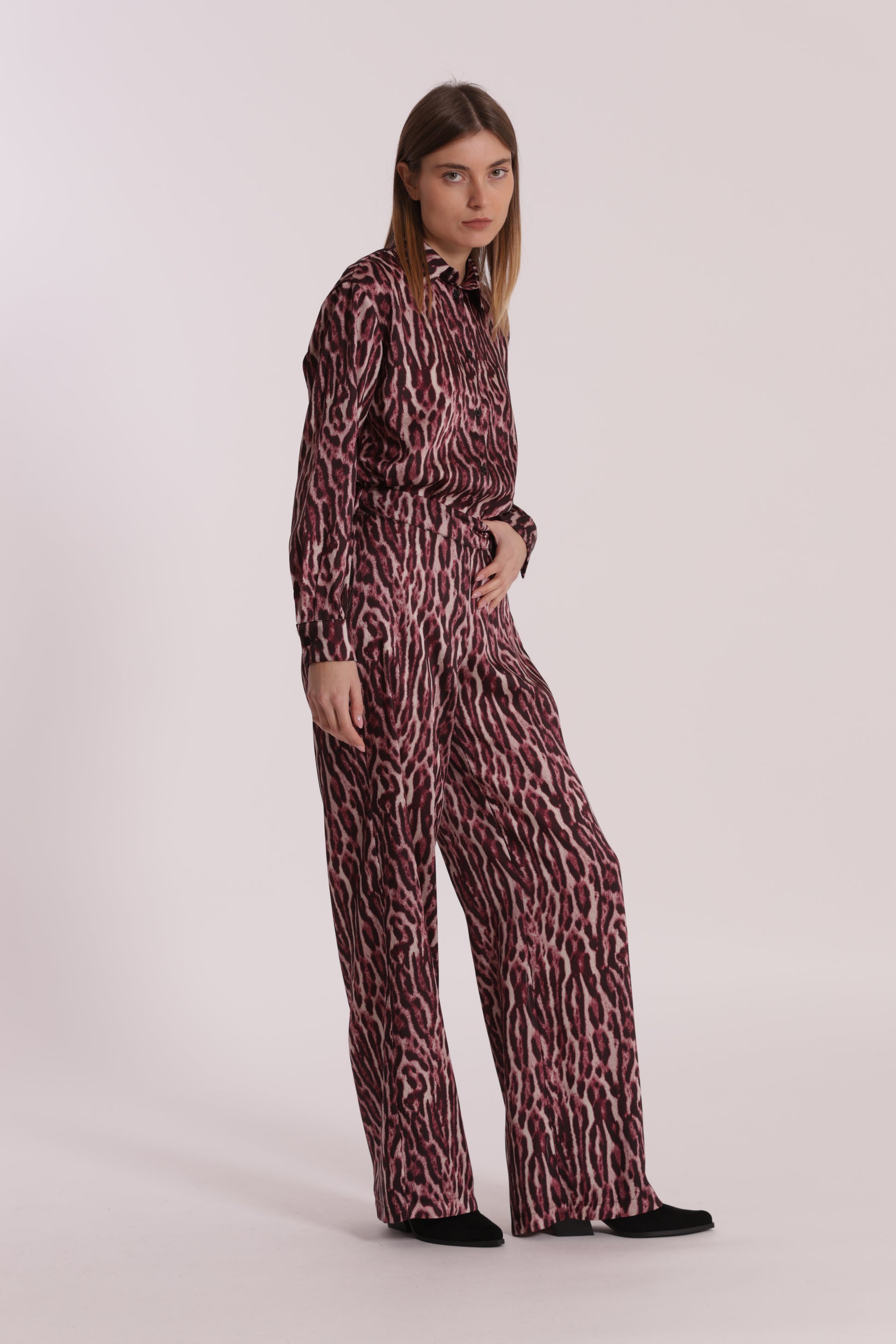 PANTALONE PALAZZO FANTASIA ANIMALIER