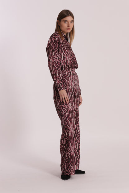 PANTALONE PALAZZO FANTASIA ANIMALIER