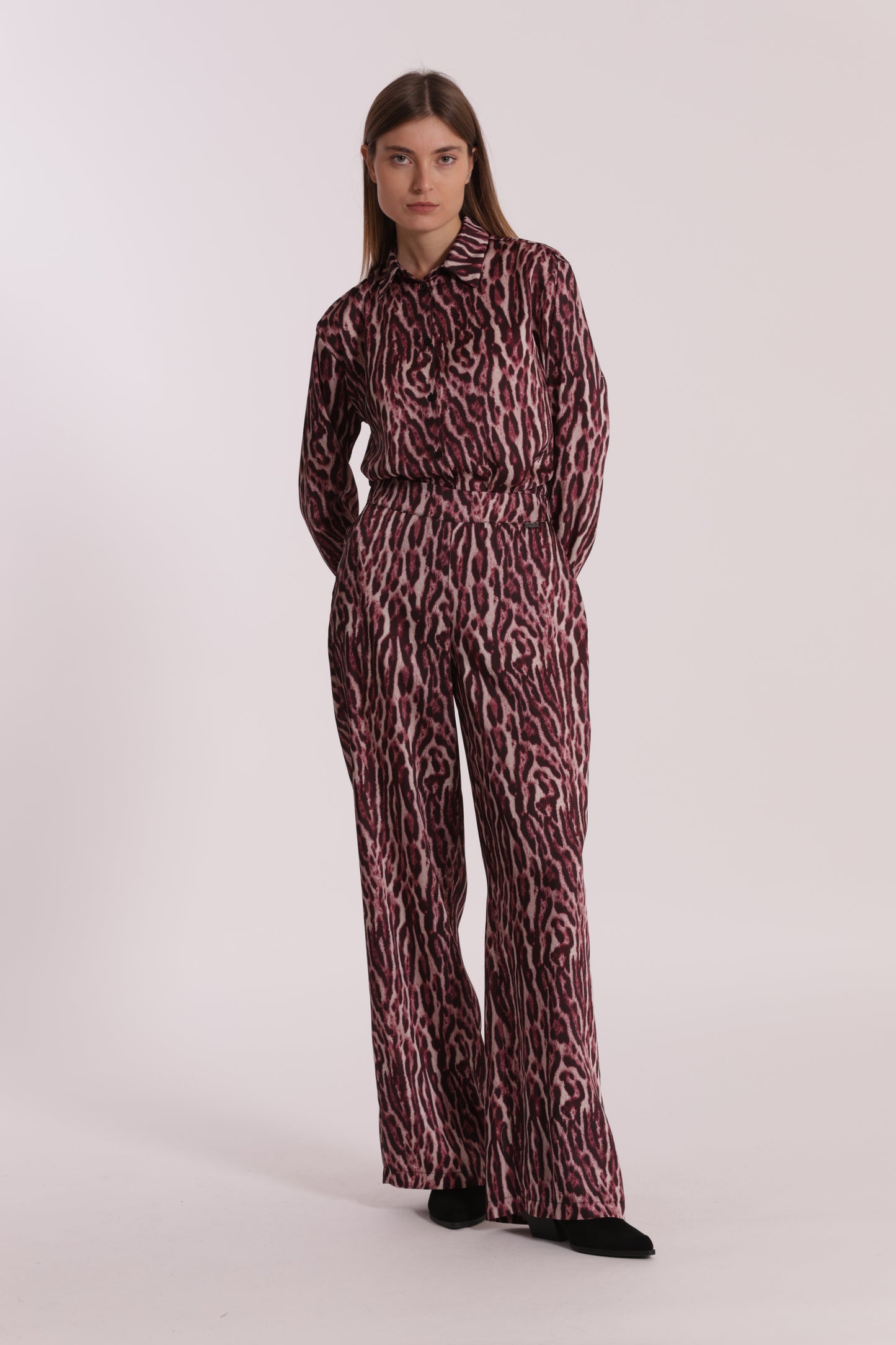 PANTALONE PALAZZO FANTASIA ANIMALIER