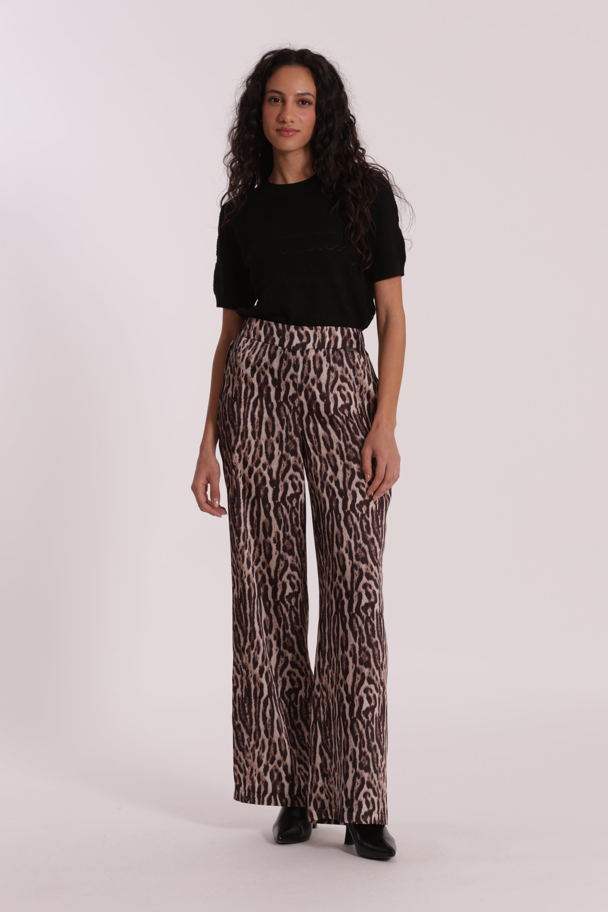PANTALONE PALAZZO FANTASIA ANIMALIER