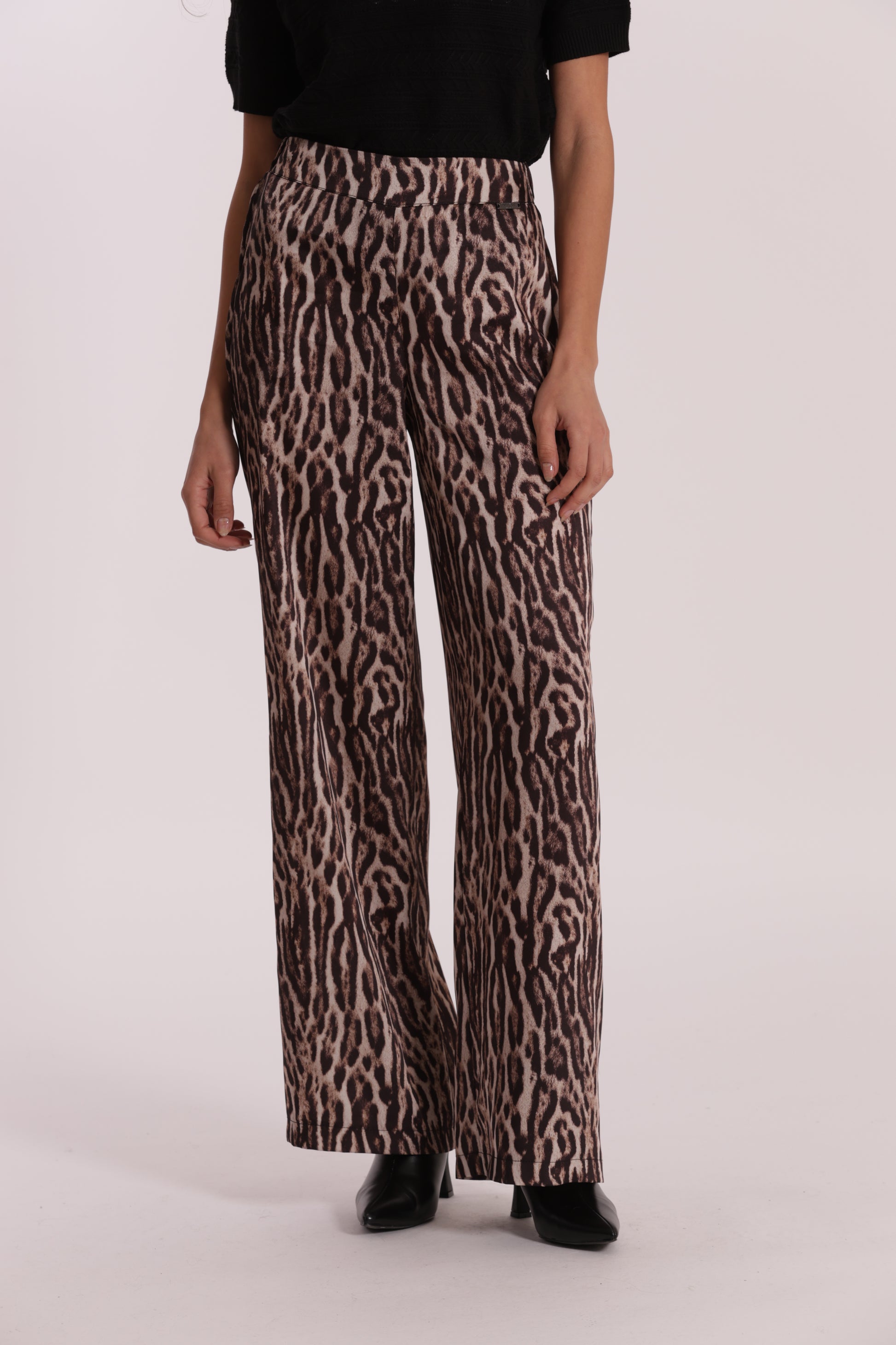 PANTALONE PALAZZO FANTASIA ANIMALIER
