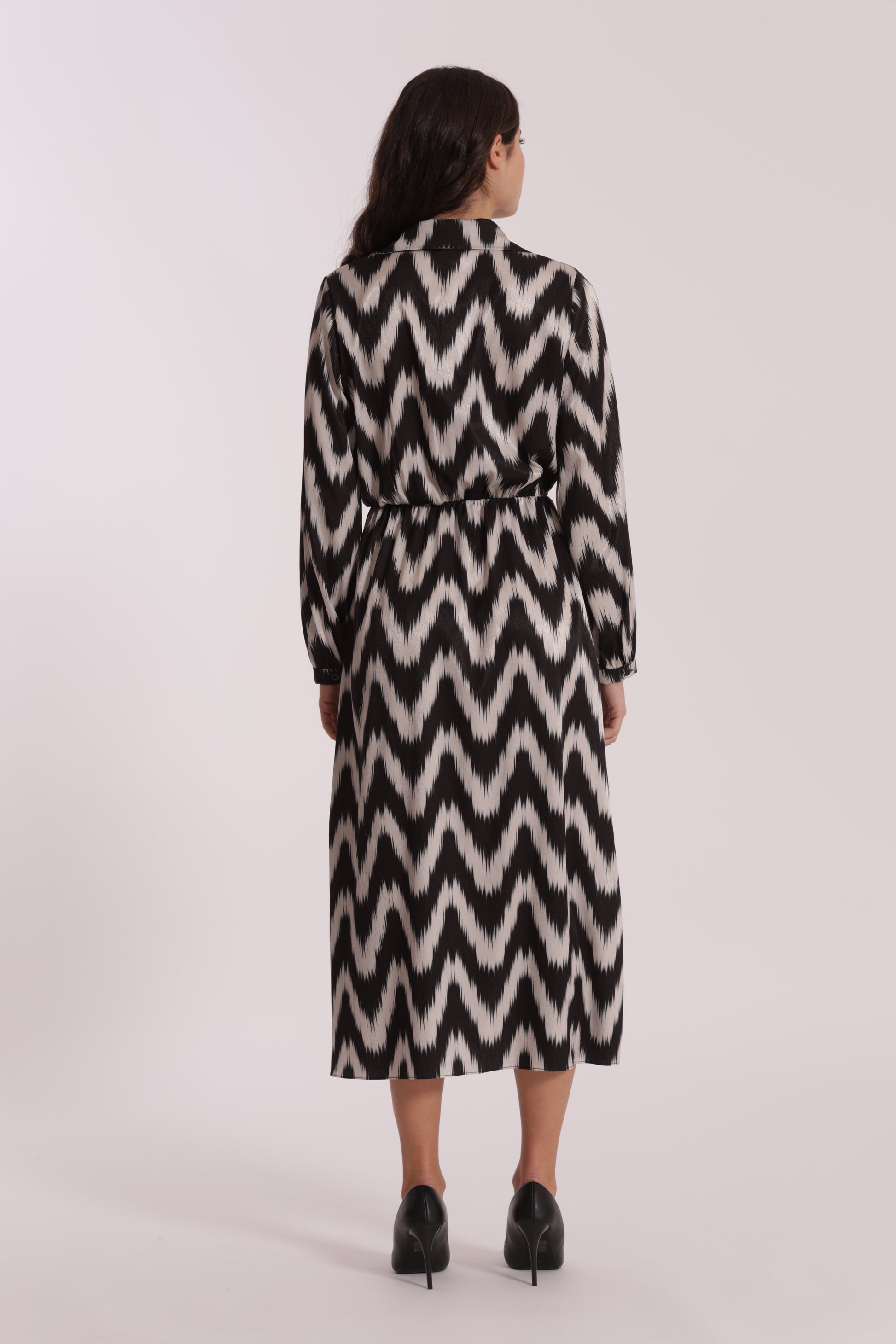 ABITO LUNGO FANTASIA CHEVRON
