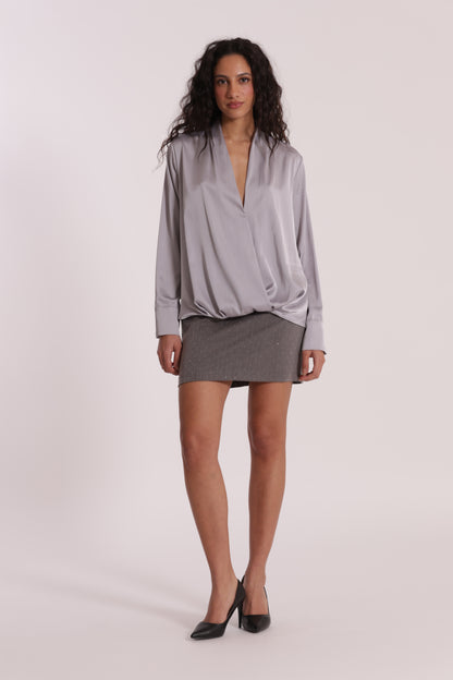 GONNA CORTA CON APPLICAZIONE DI STRASS