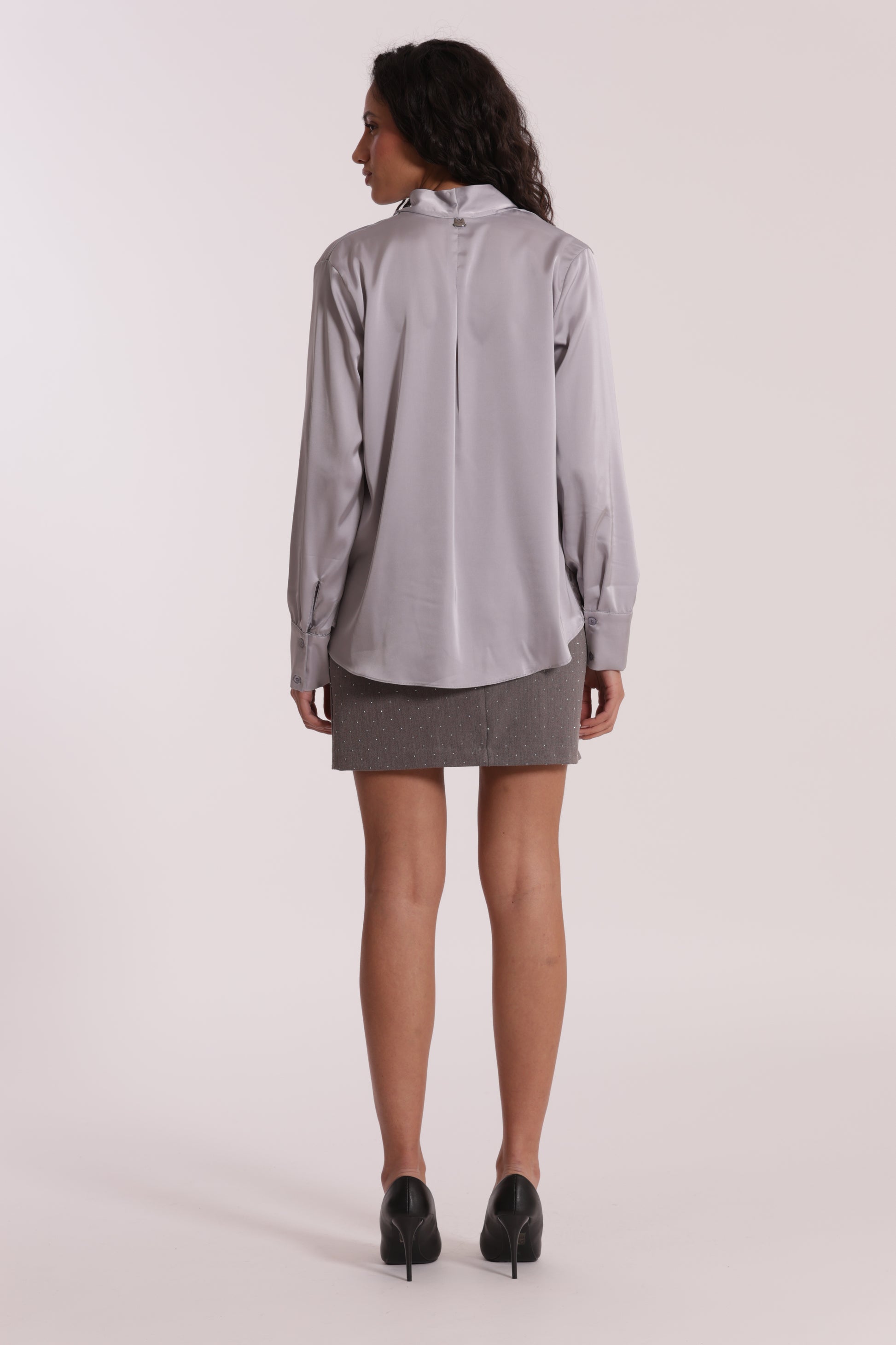 GONNA CORTA CON APPLICAZIONE DI STRASS