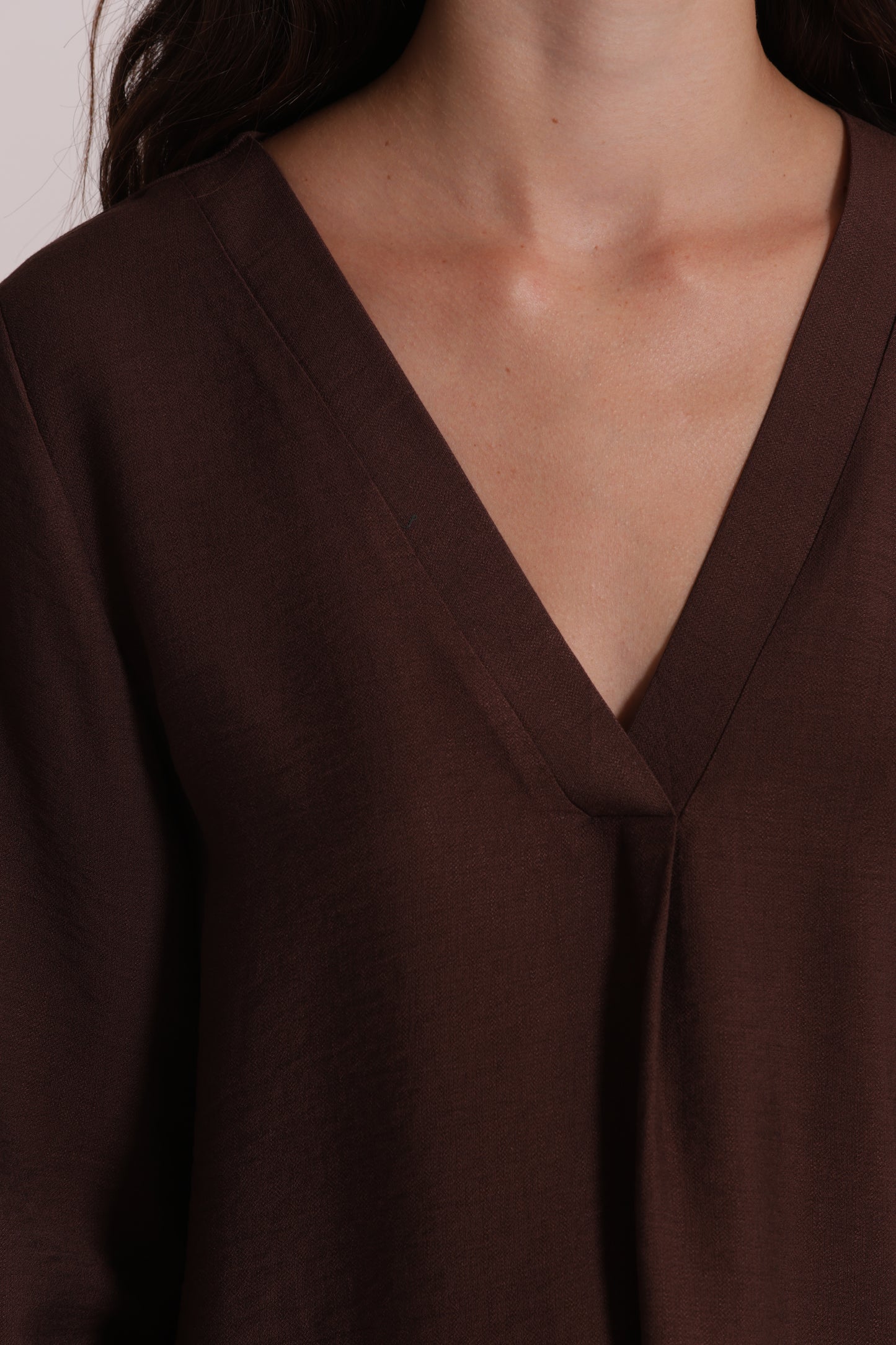 BLUSA CON MANICHE A TRE QUARTI