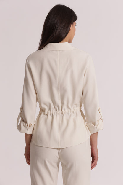 CAMICIA CON CINTURINO REGOLABILE