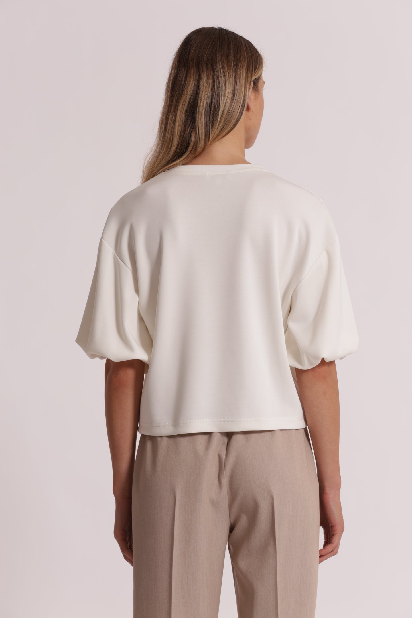 MAGLIA IN FELPA CON DETTAGLI GIOIELLO