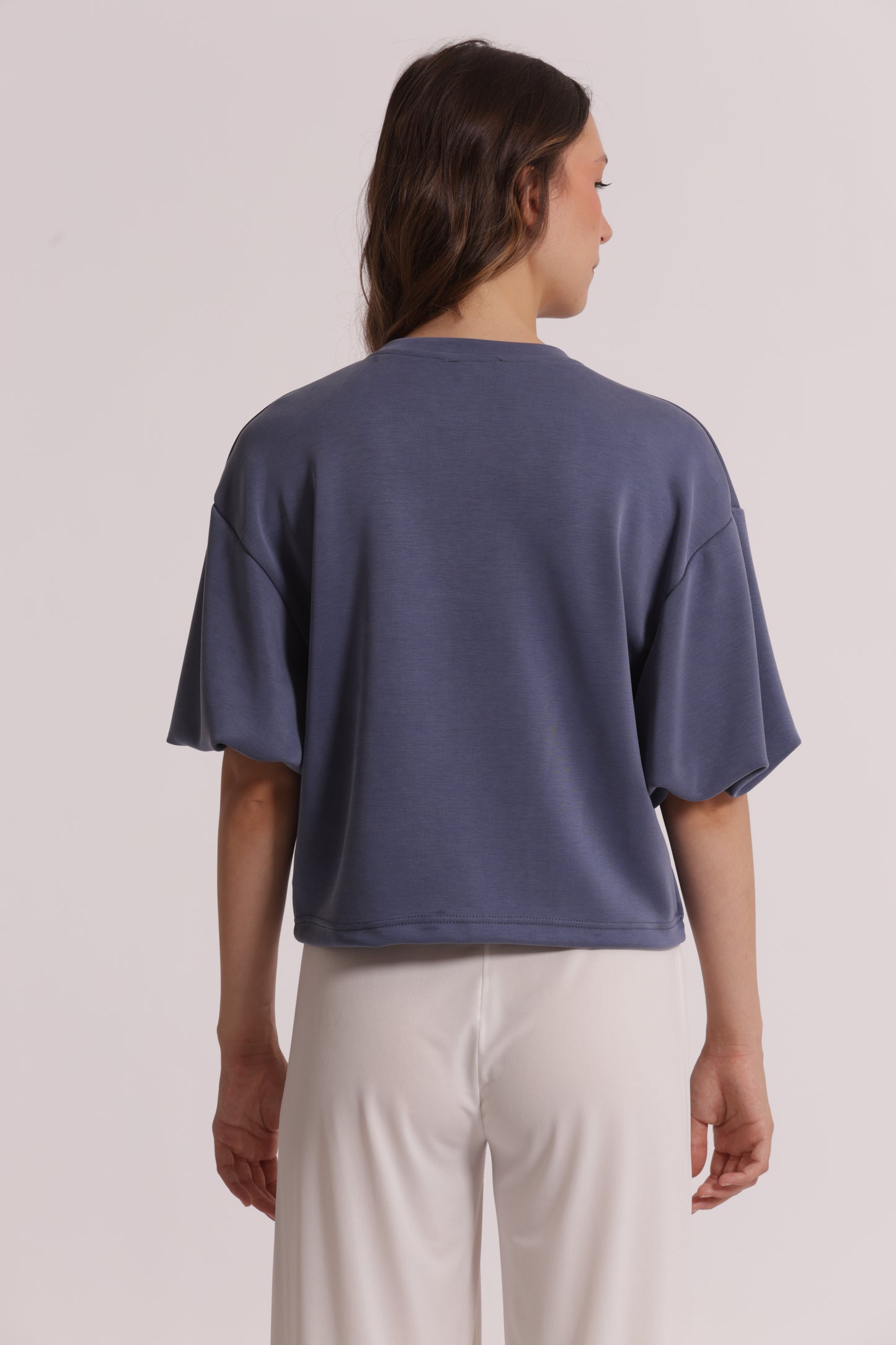 MAGLIA IN FELPA CON DETTAGLI GIOIELLO