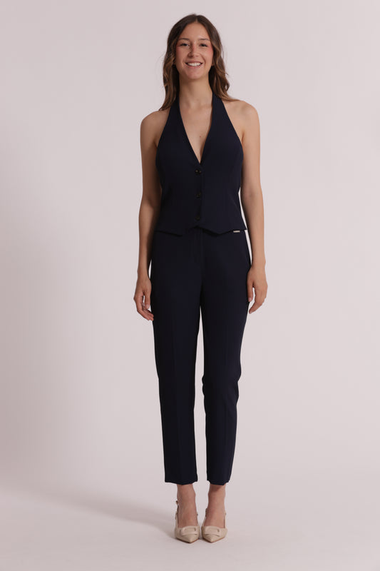 PANTALONE CON ELASTICO IN VITA