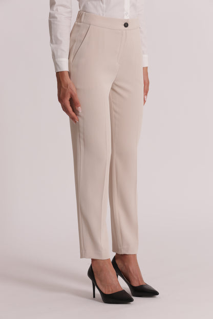 PANTALONE CON ELASTICO IN VITA