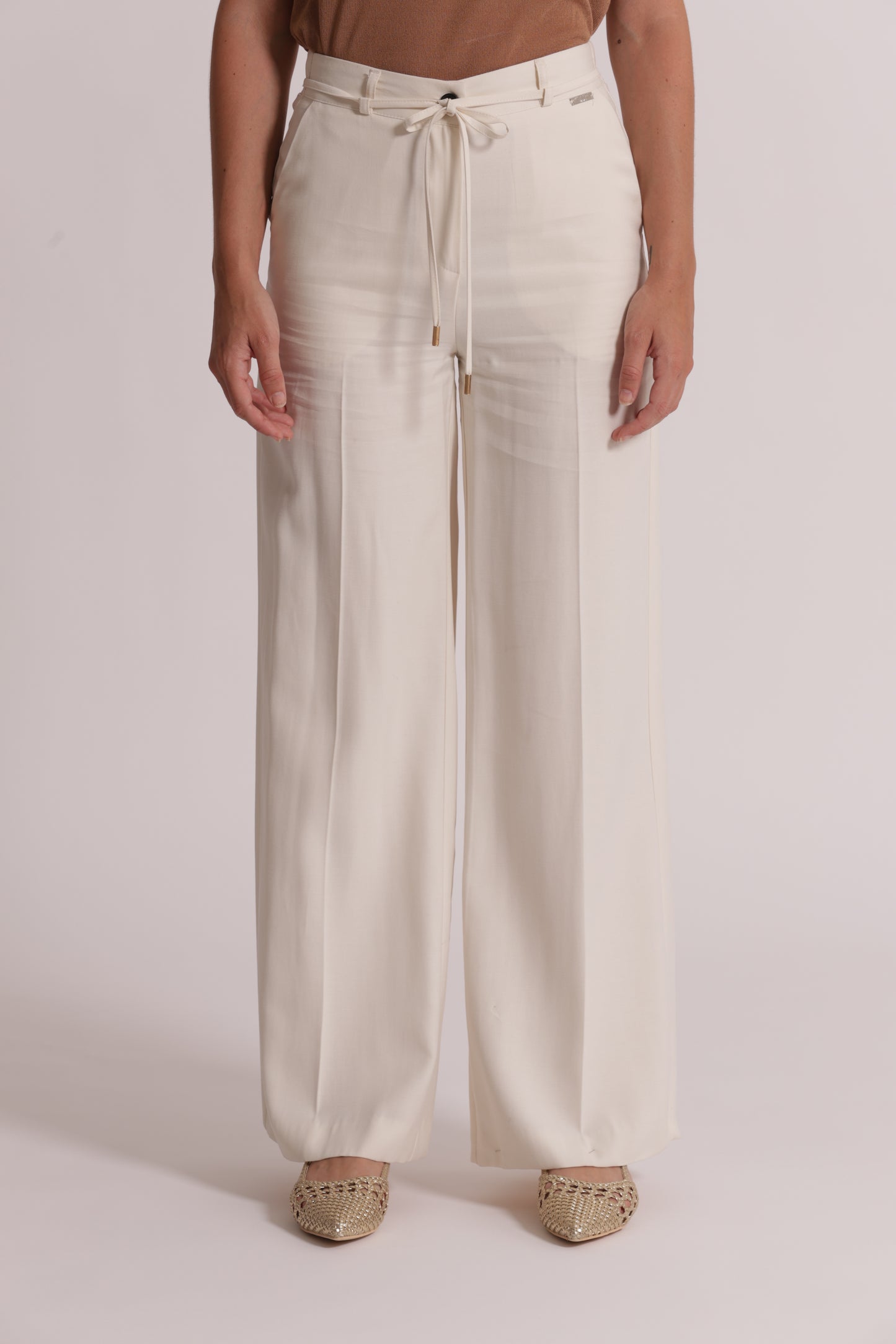PANTALONE PALAZZO CON ELASTICO DIETRO