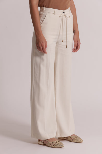 PANTALONE PALAZZO CON ELASTICO DIETRO