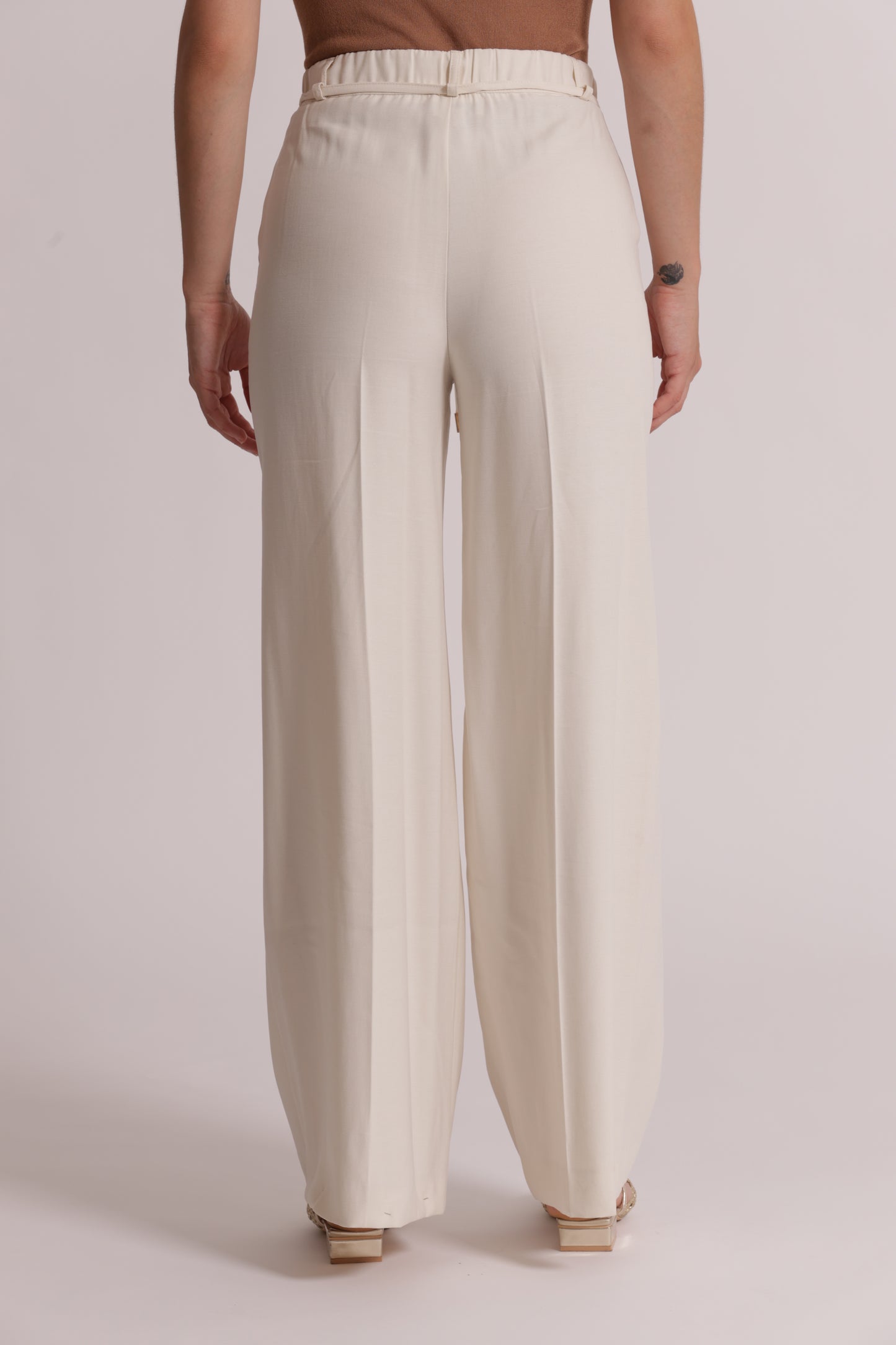 PANTALONE PALAZZO CON ELASTICO DIETRO