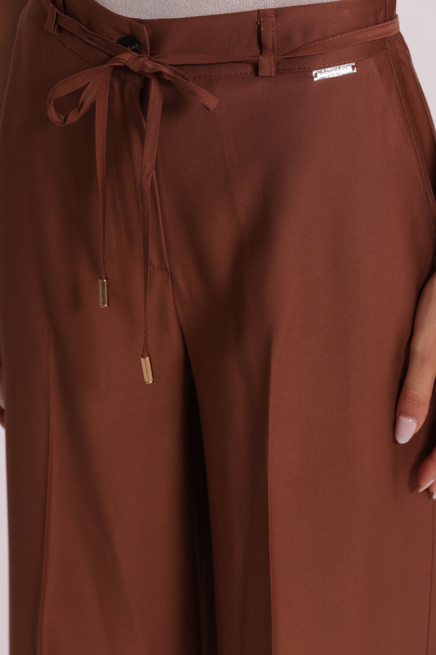 PANTALONE PALAZZO CON ELASTICO DIETRO
