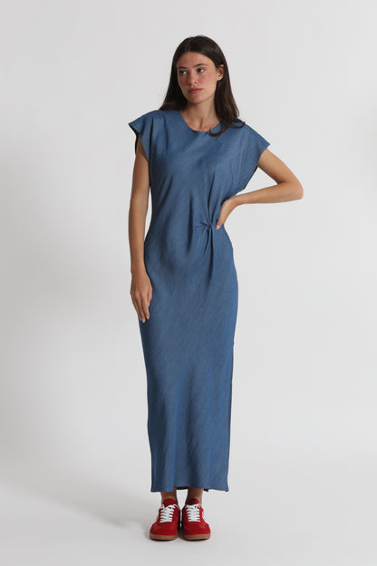 ABITO LUNGO IN DENIM
