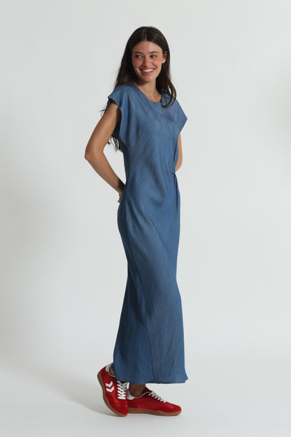 ABITO LUNGO IN DENIM