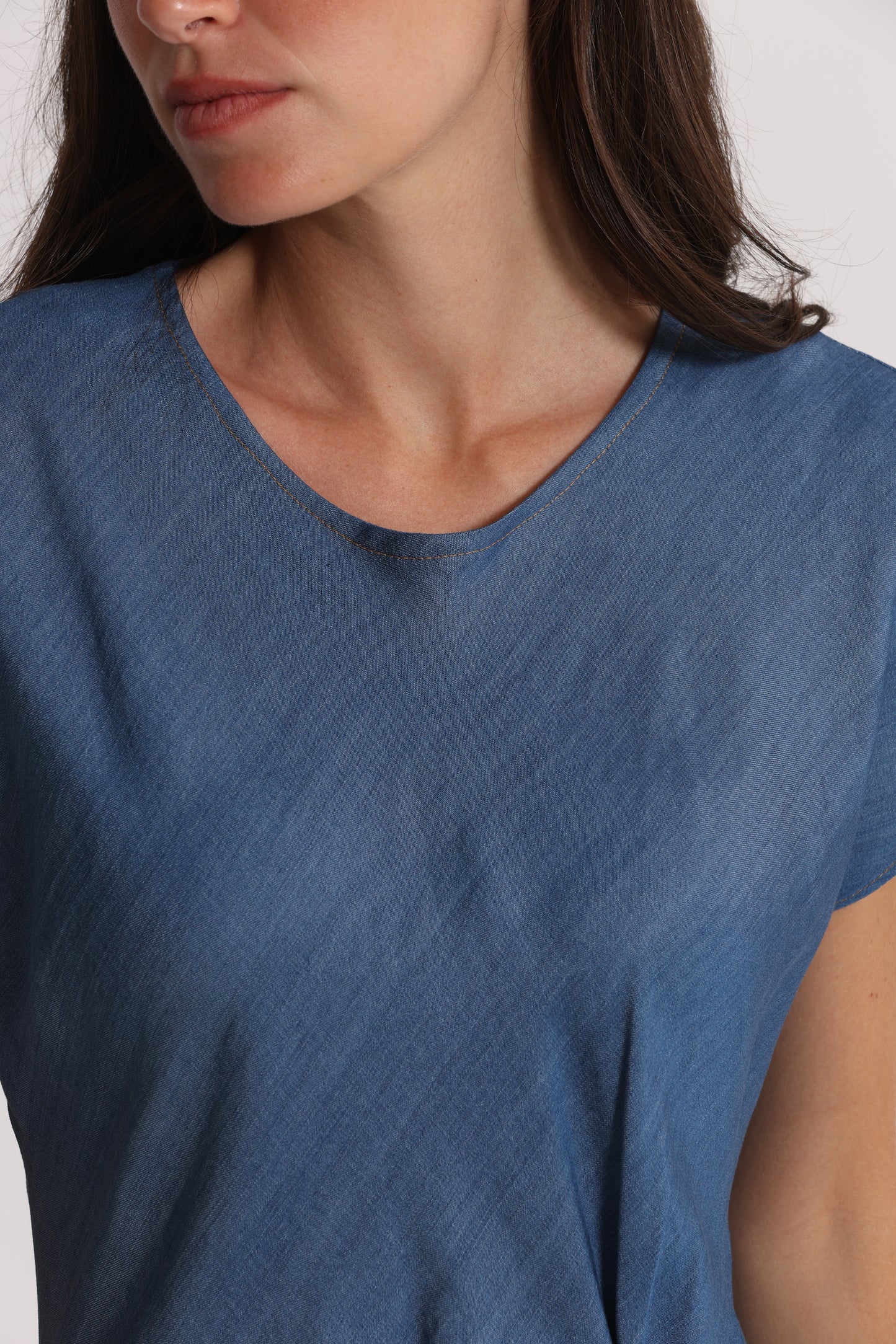 ABITO LUNGO IN DENIM