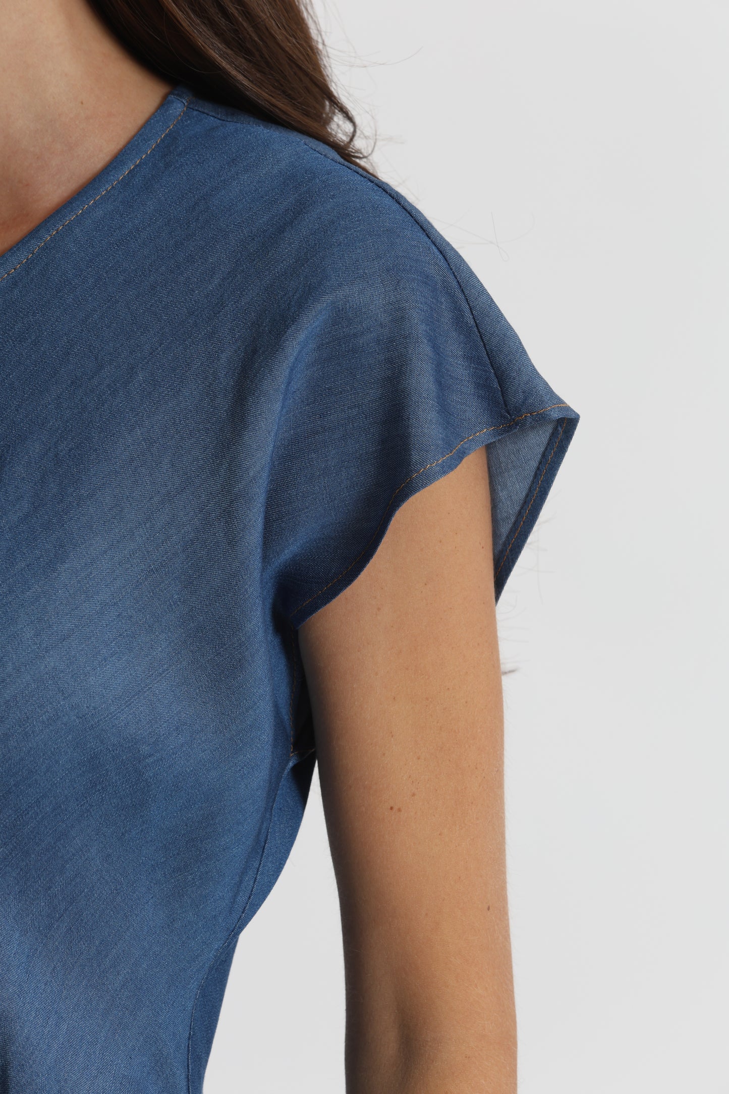 ABITO LUNGO IN DENIM