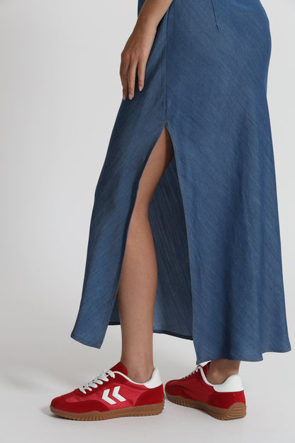 ABITO LUNGO IN DENIM