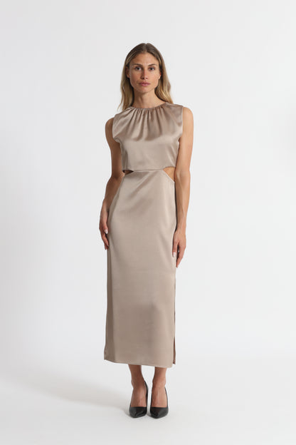 ABITO MIDI CON CUT OUT