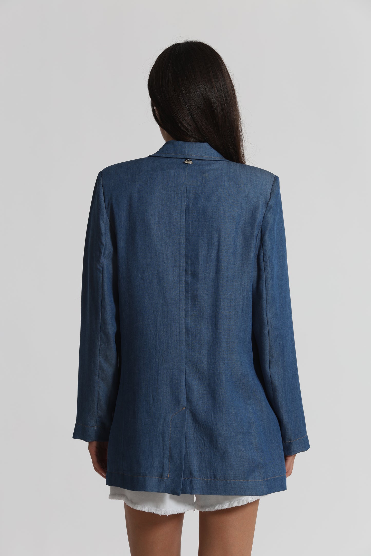 GIACCA LUNGA IN CHAMBRAY