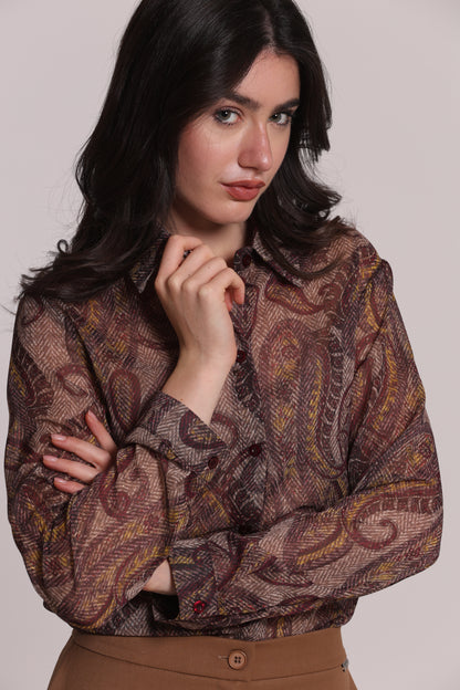 CAMICIA UOMO FANTASIA PAISLEY