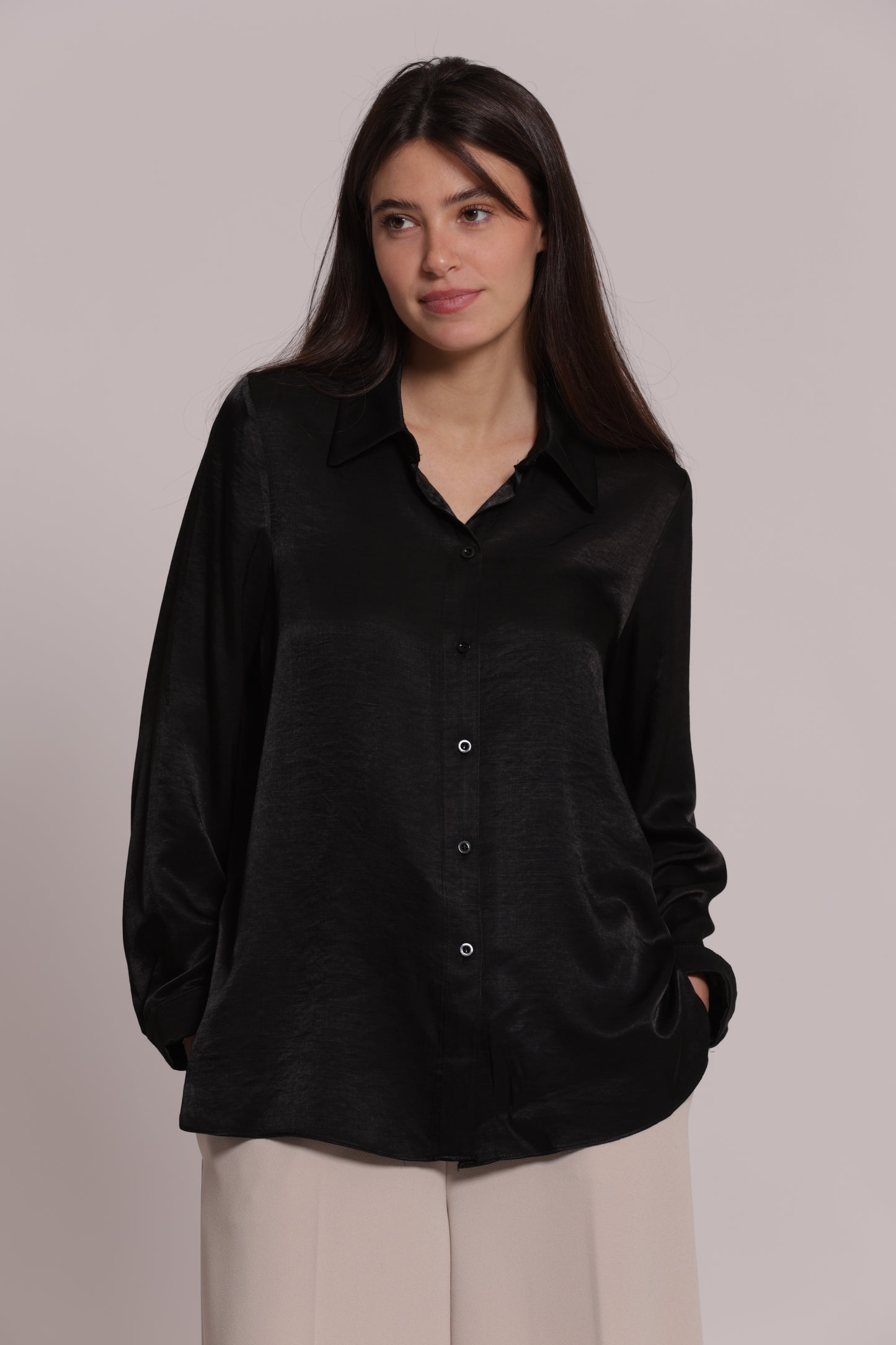 CAMICIA UOMO IN MANO SETA