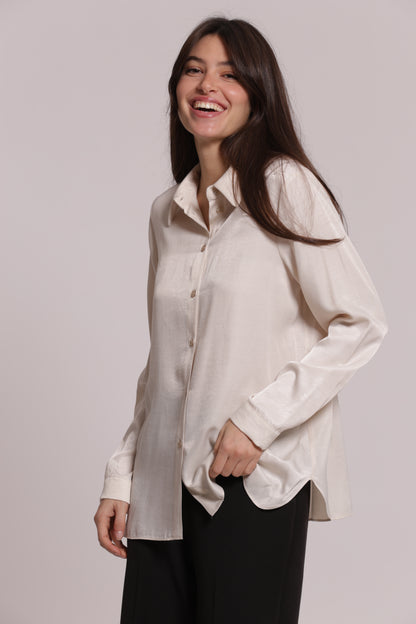 CAMICIA UOMO IN MANO SETA