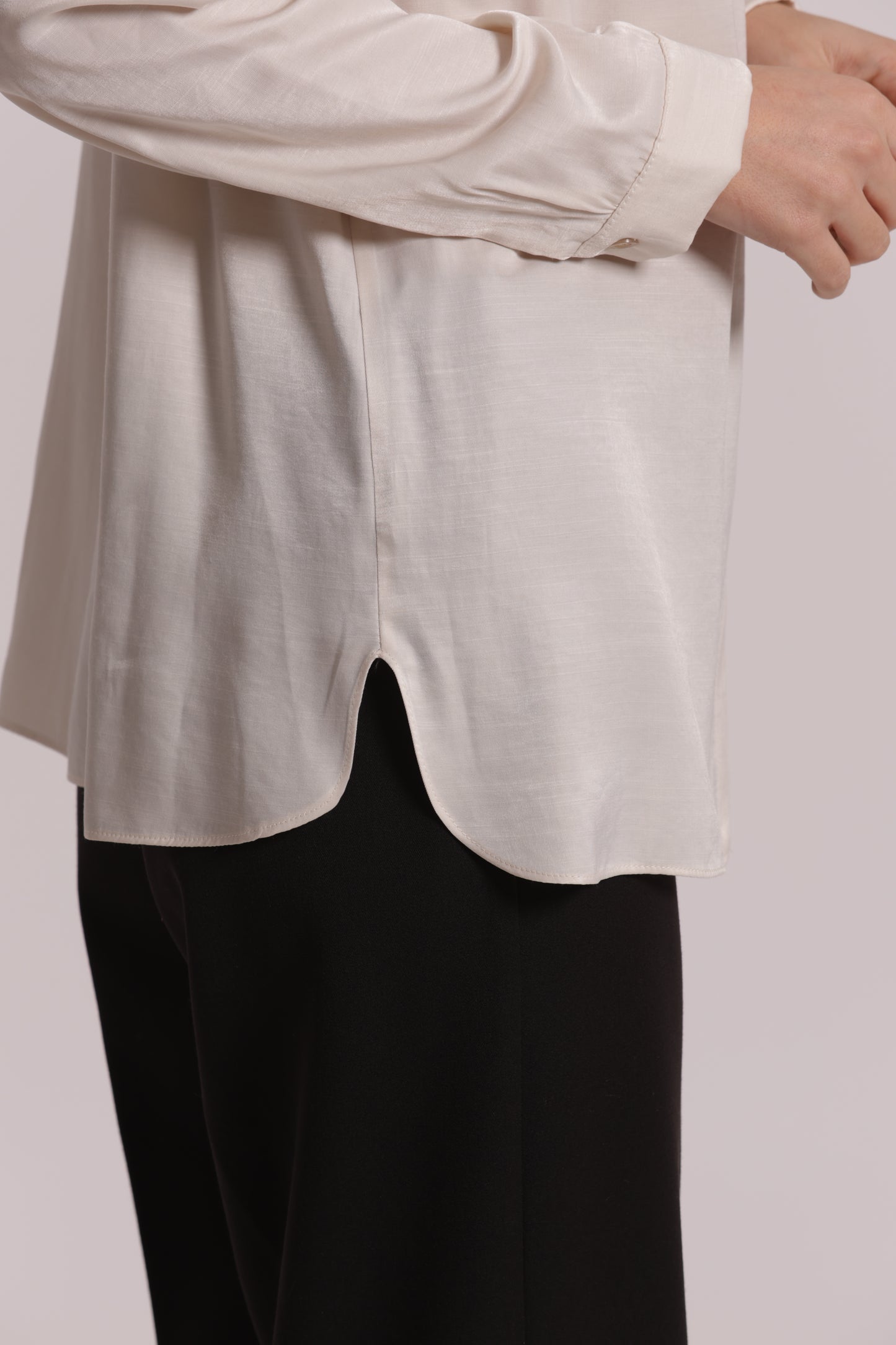CAMICIA UOMO IN MANO SETA