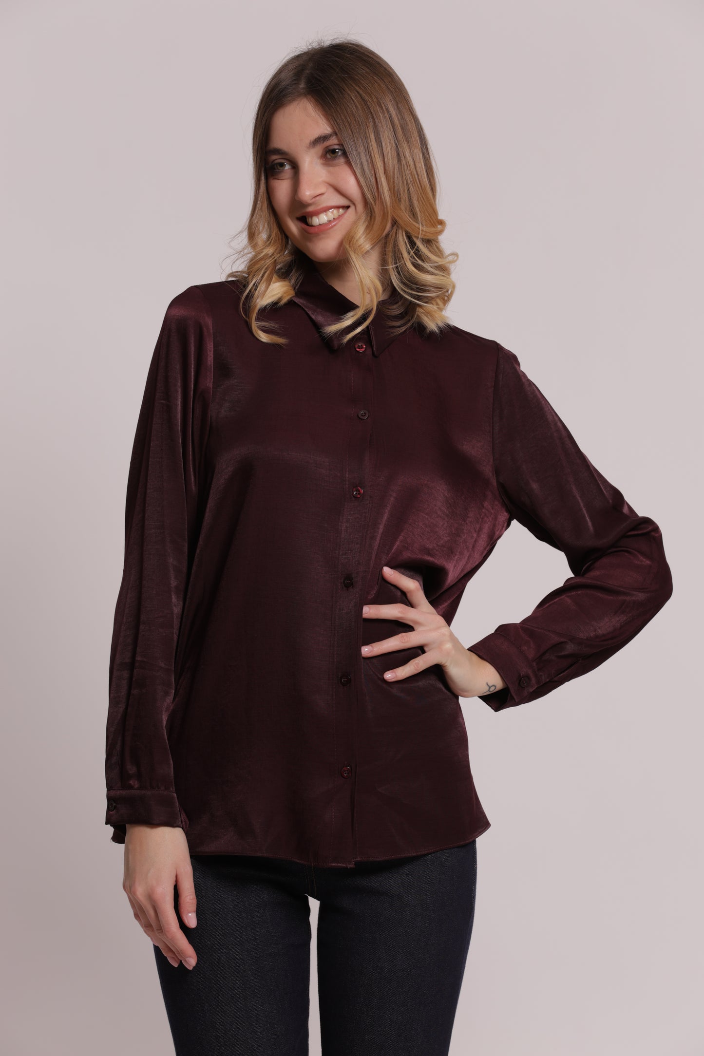 CAMICIA UOMO IN MANO SETA
