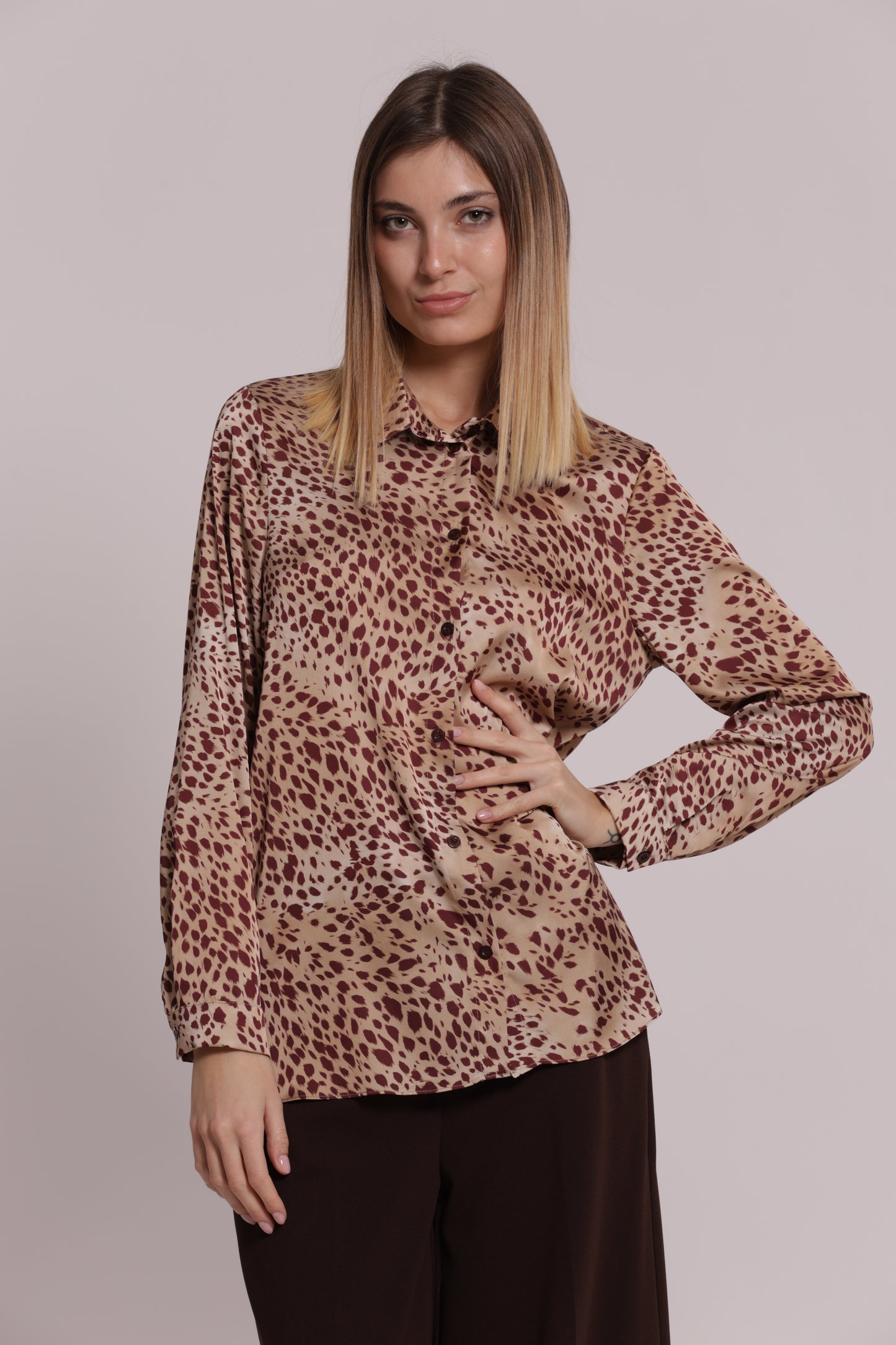 CAMICIA UOMO FANTASIA MACULATO