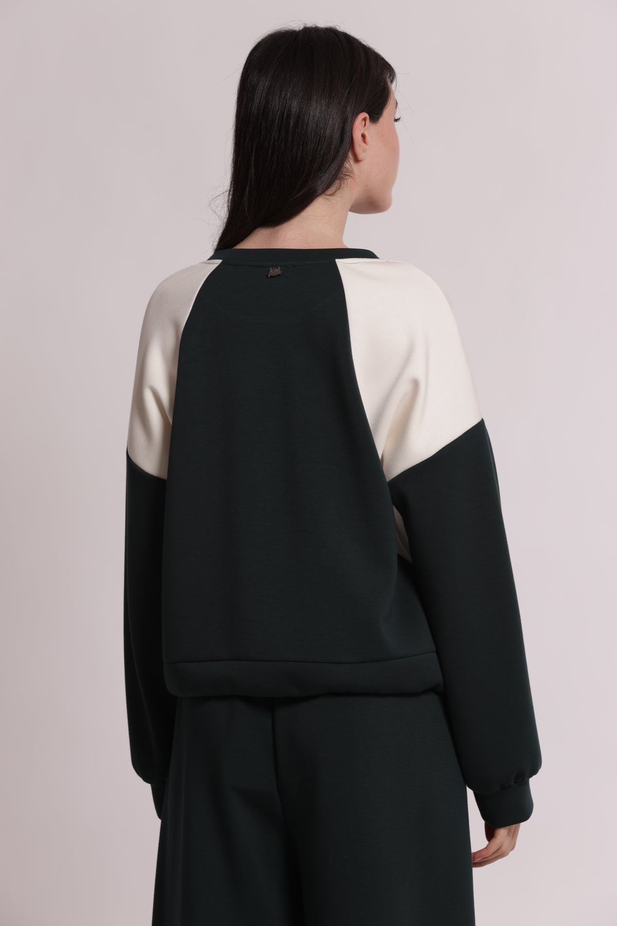 FELPA BICOLOR CON COULISSE