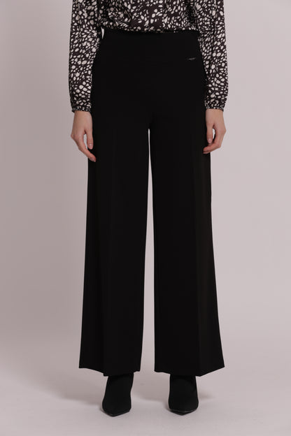 PANTALONE PALAZZO IN SCUBA CREPE