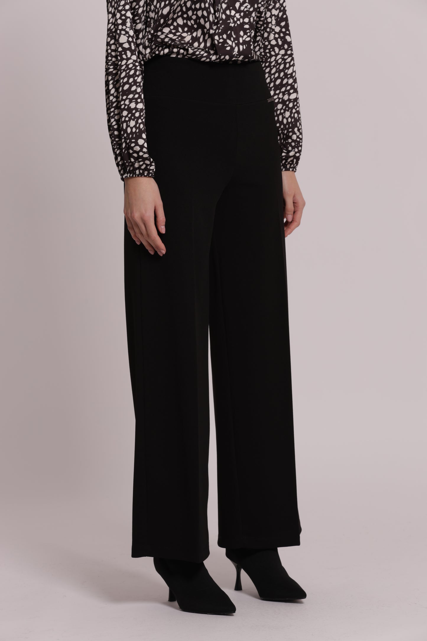 PANTALONE PALAZZO IN SCUBA CREPE