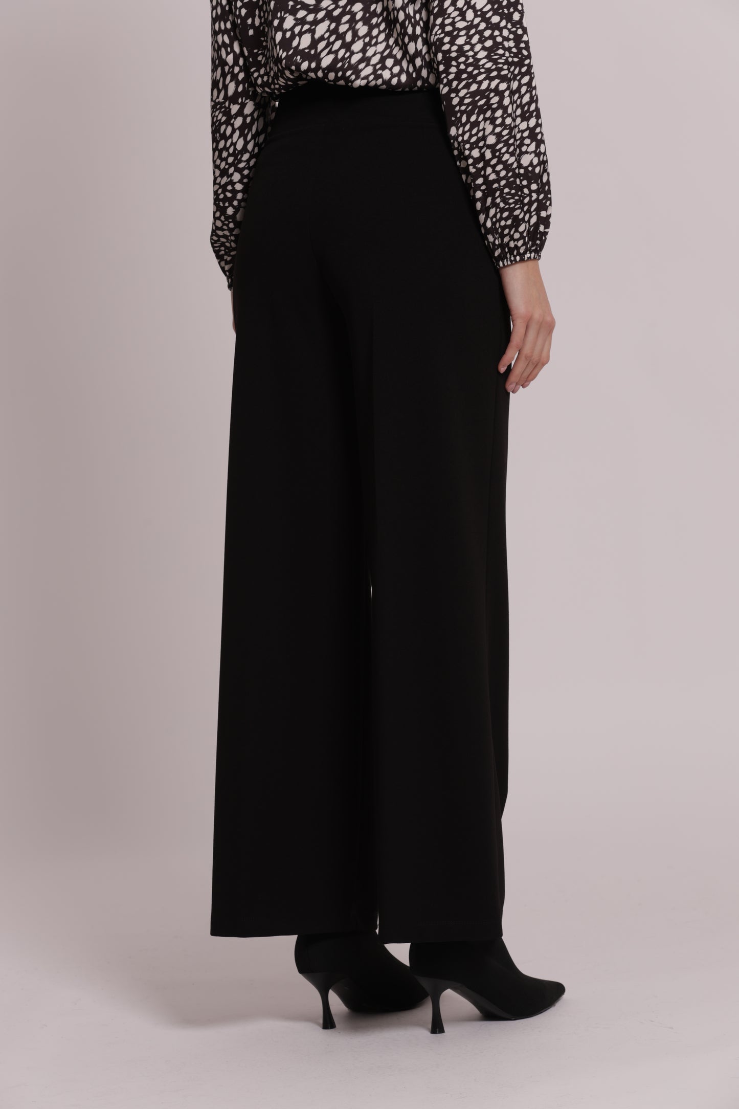 PANTALONE PALAZZO IN SCUBA CREPE