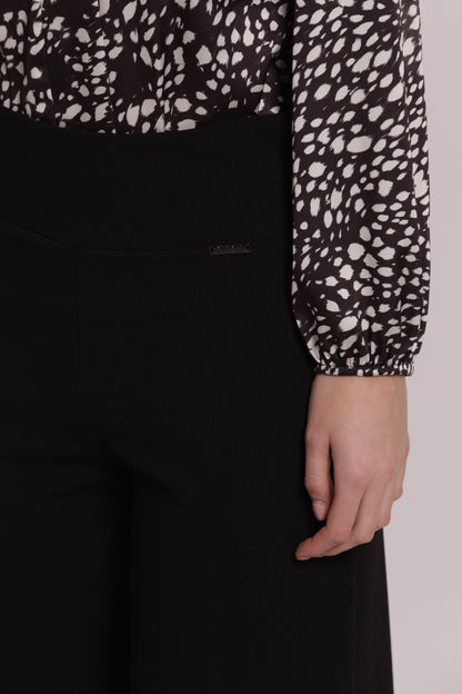 PANTALONE PALAZZO IN SCUBA CREPE