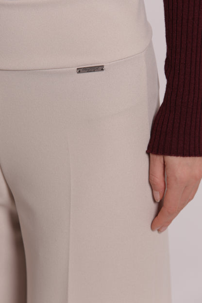 PANTALONE PALAZZO IN SCUBA CREPE