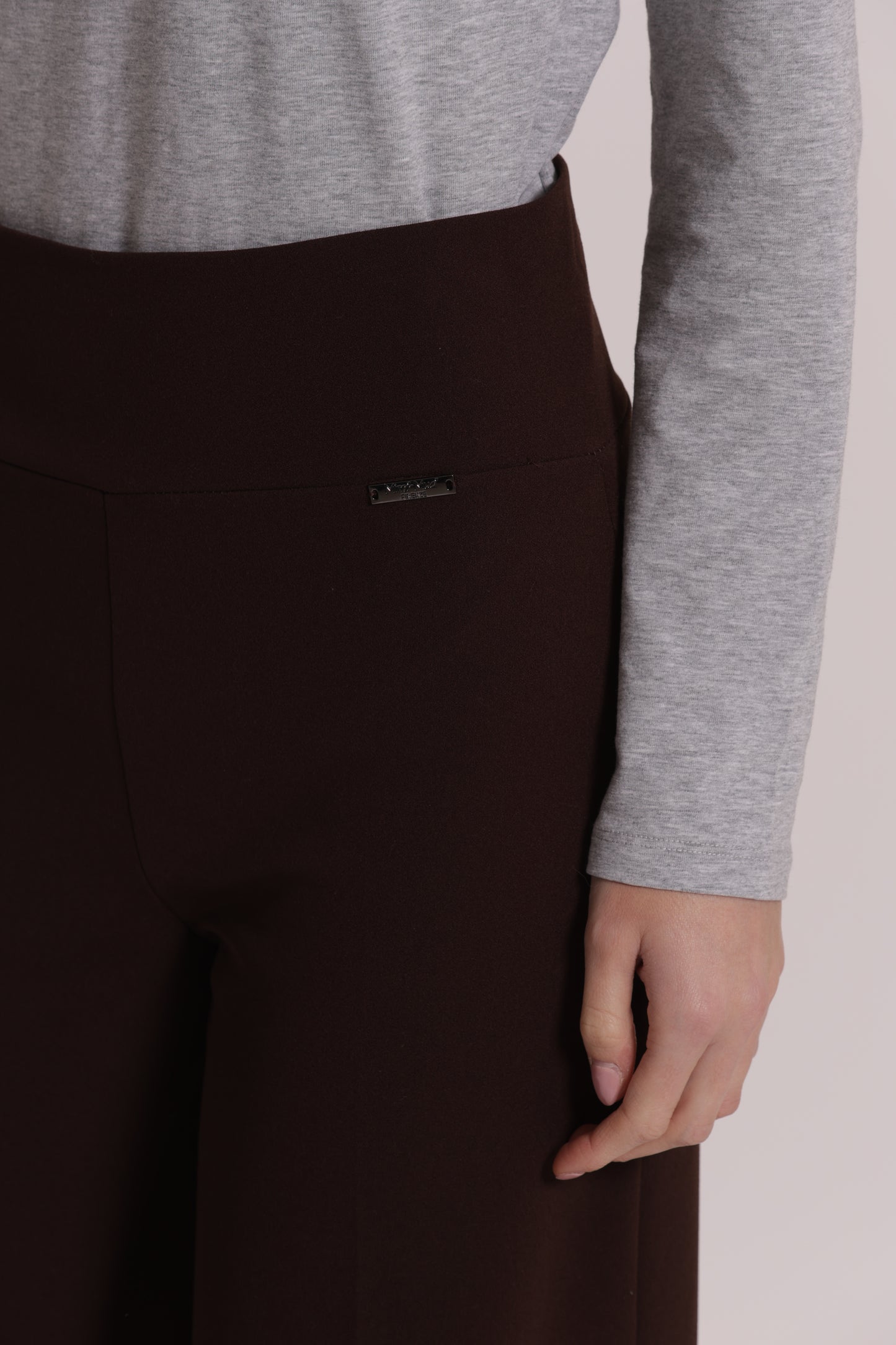 PANTALONE PALAZZO IN SCUBA CREPE