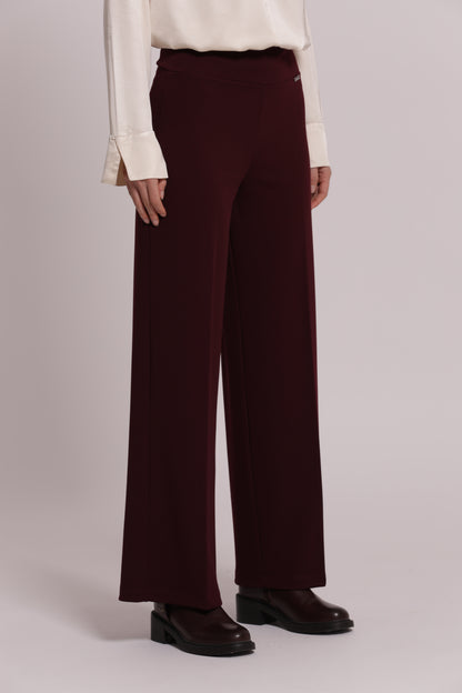 PANTALONE PALAZZO IN SCUBA CREPE