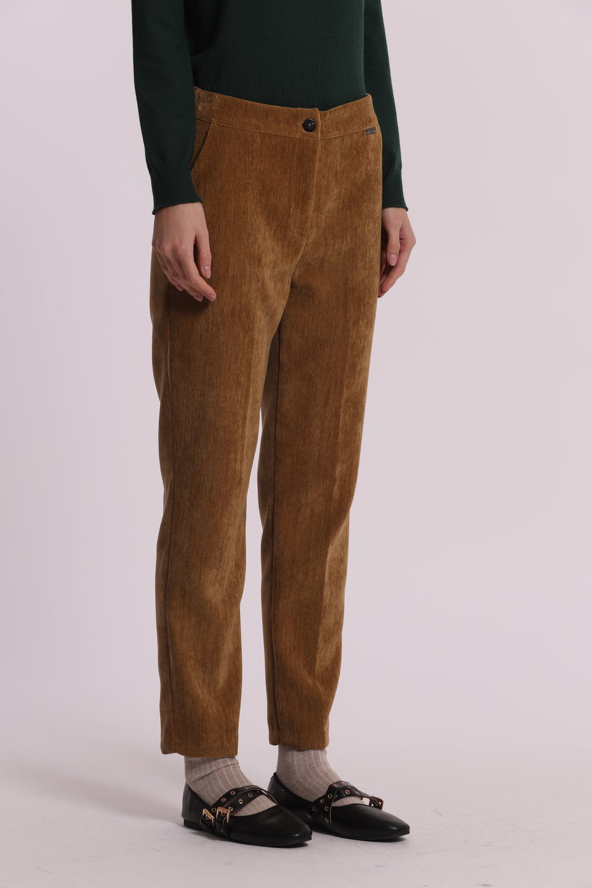 PANTALONE SIGARETTA IN VELLUTO