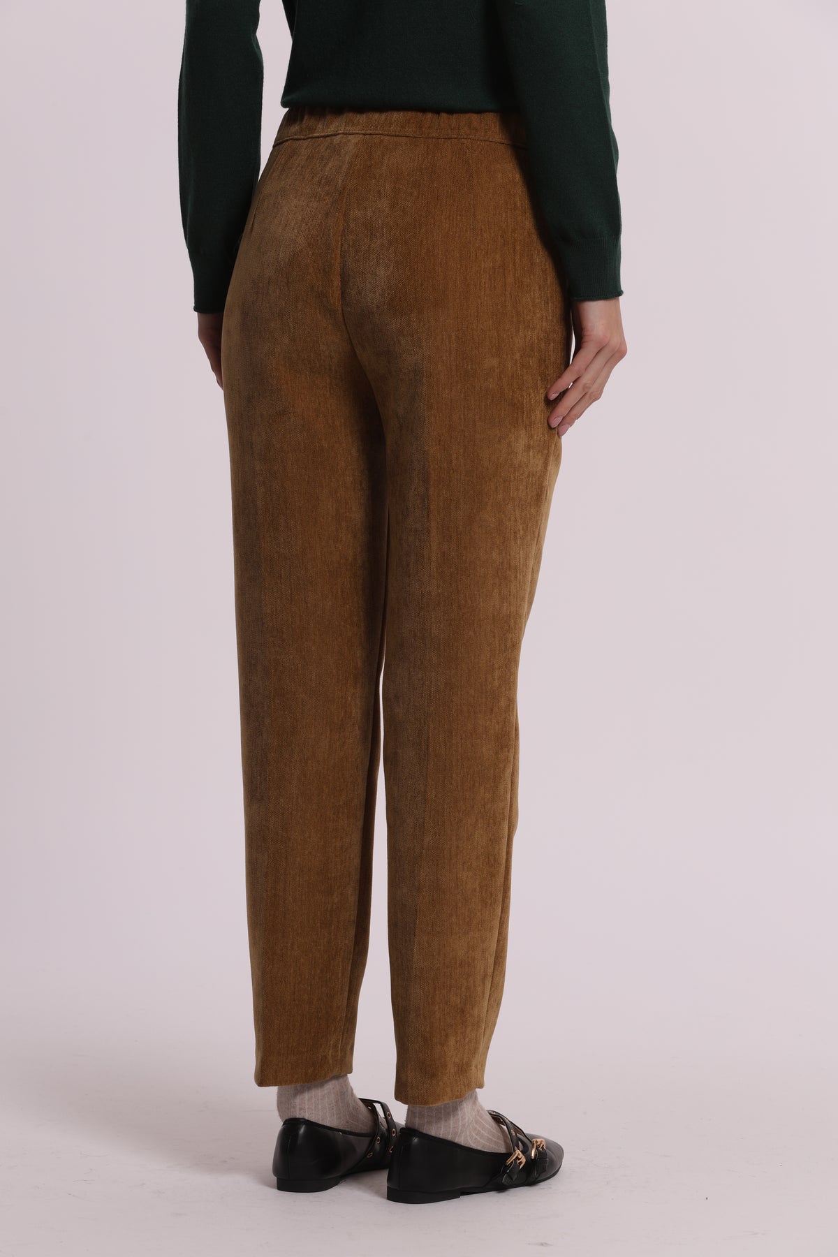 PANTALONE SIGARETTA IN VELLUTO