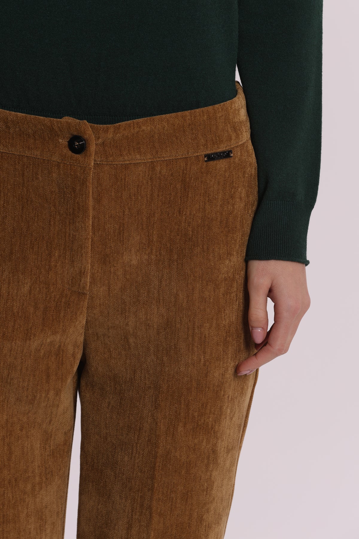 PANTALONE SIGARETTA IN VELLUTO