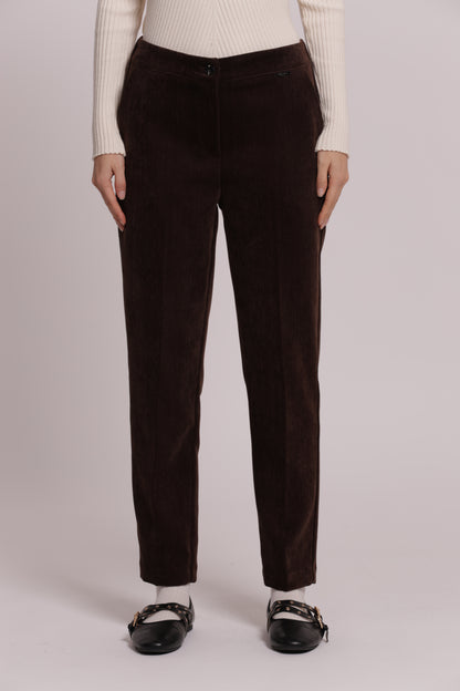 PANTALONE SIGARETTA IN VELLUTO