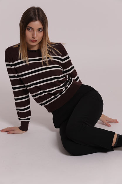 PANTALONE SIGARETTA CON ELASTICO DIETRO