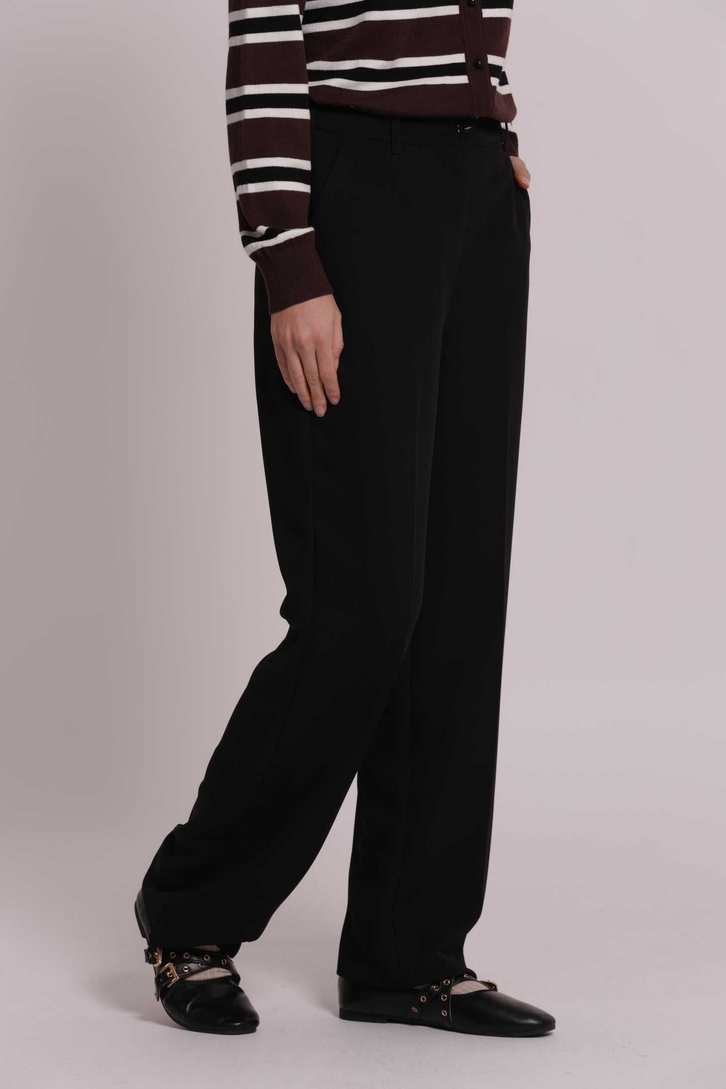 PANTALONE PALAZZO CON ELASTICO DIETRO