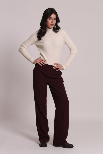 PANTALONE PALAZZO CON ELASTICO DIETRO