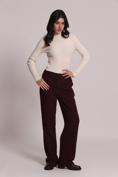 PANTALONE PALAZZO CON ELASTICO DIETRO