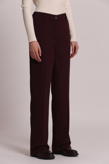 PANTALONE PALAZZO CON ELASTICO DIETRO